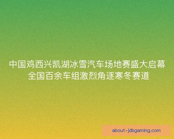 中国鸡西兴凯湖冰雪汽车场地赛盛大启幕 全国百余车组激烈角逐寒冬赛道